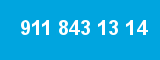 911 843 13 14